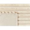 Colcha Decorativa De Tela Suave Dormitorio 150 X 200 Cm Beige Rakya - Beige