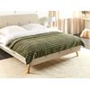 Colcha Decorativa De Tela Suave Dormitorio 150 X 200 Cm Verde Rakya - Verde