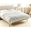 Colcha Decorativa De Tela Suave Dormitorio 150 X 200 Cm Blanco Rakya - Blanco