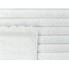 Colcha Decorativa De Tela Suave Dormitorio 150 X 200 Cm Blanco Rakya - Blanco