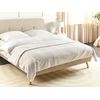 Colcha Para Cama Con Estampado Y Relieve De Poliéster 200 X 220 Cm En Color Blanco Surmi - Blanco