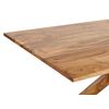 Mesa De Comedor De Madera De Acacia Clara Estilo Rústico 180 X 90 Cm Hayes - Madera Clara