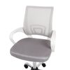 Silla De Oficina Escritorio Giratoria Regulable En Altura Respaldo Reclinable Gris Solid - Gris