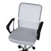 Silla De Oficina De Escritorio Giratoria Ajustable En Altura Tapicería De Malla Blanco Crema Best - Blanco