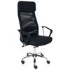 Silla De Oficina Negro Poliéster Giratorio Altura Ajustable Pioneer - Negro