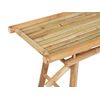 Conjunto De 2 Bancos De Jardín De Bambú 180 Cm Madera Clara Tindari - Madera Clara