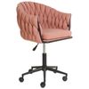 Silla De Oficina De Tela Rosa Giratoria Muebles De Oficina Milan - Rosa