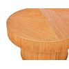 Mesa De Centro De Jardín De Ratán 150 X 70 Cm Madera Clara Airole - Madera Clara