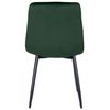 Clp Pack De 4 Sillas De Salón Antibes Terciopelo Verde 55x45x84 Cm