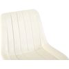 Clp Silla De Comedor Rahden En Terciopelo Crema 61x46x82 Cm