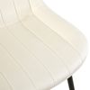 Clp Silla De Comedor Rahden En Terciopelo Crema 61x46x82 Cm