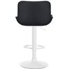 Clp Taburete De Bar Vonore En Polipiel Simil Cuero (pvc) Negro 51x49x85 Cm