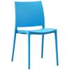 Clp Silla Apilable Meton Plástico Azul 49x42x81 Cm