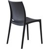 Clp Silla Apilable Meton Plástico Negro 49x42x81 Cm