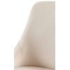 Clp Silla De Comedor Elmira De Terciopelo Crema 53x50x84 Cm