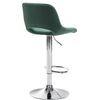 Clp Taburete De Bar Camden En Terciopelo Verde 46x42x86 Cm