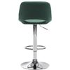 Clp Taburete De Bar Camden En Terciopelo Verde 46x42x86 Cm