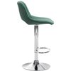 Clp Taburete De Bar Camden En Terciopelo Verde 46x42x86 Cm