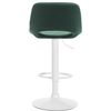 Clp Taburete De Bar Camden En Terciopelo Verde 46x42x86 Cm