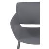 Clp Silla Alpena Plástico Gris Oscuro 54x58x80 Cm