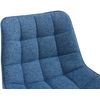 Clp Taburete De Bar Dartford Tela Azul 52x47x106 Cm