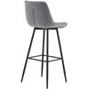 Clp Taburete De Bar Dartford Tela Gris 52x47x106 Cm