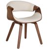 Clp Silla De Comedor Foley Tela Crema 52x62x76 Cm