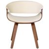 Clp Silla De Comedor Foley Tela Crema 52x62x76 Cm