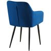 Clp Silla De Comedor Monett De Terciopelo Azul Oscuro 61x53x83 Cm