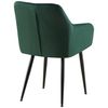 Clp Silla De Comedor Monett De Terciopelo Verde 61x53x83 Cm