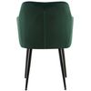 Clp Silla De Comedor Monett De Terciopelo Verde 61x53x83 Cm