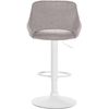 Clp Set De 2 Taburetes De Bar Milet En Tela Gris 48x47x85 Cm