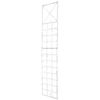 Clp Set De 2 Rejas Trigo Para Plantas Trepadoras Metal Blanco Antiguo 1x40x198 Cm