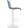 Clp Taburete De Bar Hover En Tela Azul 36x39x84 Cm