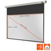 Celexon Pantalla Manual Mural Profesional 220 X 124 Cm