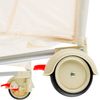 Cuna De Viaje Con Cambiador 132 X 75 X 104 Cm + Bolsa De Transporte - Beige