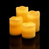 4 Velas De Luces Led Con Revestimiento De Cera Natural Y Mando A Distancia