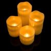 4 Velas De Luces Led Con Revestimiento De Cera Natural Y Mando A Distancia