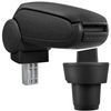 [pro.tec]® Reposabrazos Central Para Volkswagen Up! (3 Y 5 Puertas) - Apoyabrazos Con Compartimento - Tapizado - Tela - Negro