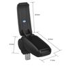 [pro.tec]® Reposabrazos Central Para Ford Ka, A Partir De 2009 - Apoyabrazos Con Compartimento - Tapizado - Tela - Negro