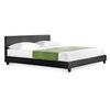 Corium Cama Elegante Tapizada En Piel Sintética 160x200cm (negro)