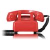 Teléfono Vintage 60s Cable Rojo
