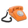 Teléfono Vintage 60s Cable Naranja