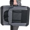 [pro.tec] Bolsa De Transporte Para Mascotas - Tamaño: M (60x42cm) - Transportín Plegable Para Perro (gris)