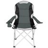 2 Sillas De Camping Acolchadas - Gris