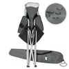 2 Sillas De Camping Acolchadas - Gris