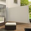 Toldo Lateral Extensible De Aluminio - 180 X 300 Cm, Beige