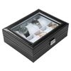 Caja Guarda Con Llave 10 Relojes - Blanco