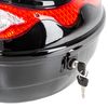 Baúl Para Motos Con Reflector Extragrande, Capacidad Aprox. De La Maleta 22 Litros