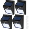 4 Focos Solares Led Con Sensor De Movimiento